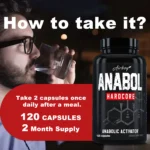 Anabol Hardcore Supplement - Helps Build Lean, Firm, High-quality Muscle, Promoting Muscle Growth - 120 Capsules - Image 5
