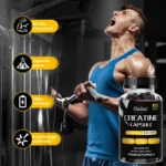 Daitea Muscle Mass Supplement - Capsules / Muscle Growth, Natural Performance and Endurance Desire - Image 4