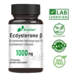Ecdysterone Supplement - Daily Strength Enhancer, Increase Muscle Mass, Support Muscle Development, Burn Fat, 120 Capsules - Image 2