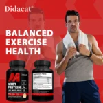 Whey Protein Capsules - Contains 5000mg of Protein - Supports Recovery, Balanced Muscle Health, Gluten Free,NON-GMO - Image 4