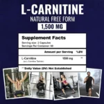 L-Carnitine Tartrate Premium Capsules 1500 mg - Natural Energy Production, Supports Metabolism - Image 2