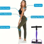 Six-Tube Tensioner Multi-Functional Household Fitness Tension Rope Sit-Up Assistive Yoga Abdominal Strengthening Resistance Band - Image 5