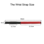 Silica gel Non-Slip Lifting Straps for Weightlifting,Gym Non-slip Powerlifting Straps,Strength Training Belts - Image 4