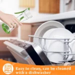 2Pcs Salad Dressing Shaker with Handle Leakproof Salad Dressing Mixer with Scale Dishwasher Safe Salad Dressing Bottle Shaker - Image 6