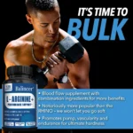 Men's Supplement with L-arginine To Help Build Muscle and Endurance, Provide Pre-workout Energy, and Improve Blood Flow - Image 4