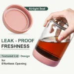 Glass Sealed Jar Kitchen Refrigerator Storage Jar Leak-Proof Food Storage Container Milk Fruit Coffee Fresh-keeping Jar with Lid - Image 4