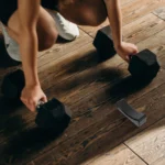 4Pcs Dumbbell Weight Rack Plastic Stable Base Durable Wear-Resistant Holder Stand for Gym Use Dumbbell Holder Bar Bell Pad