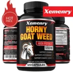 Men's Horny Goat Weed Capsules 5050 mg Formula Contains Black Pepper Extract