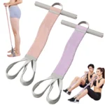 Resistance Band with Handles Portable Stretch Band Multi-Function Tension Rope Full-Body Exercise Band for Abdomen/Waist/Arm