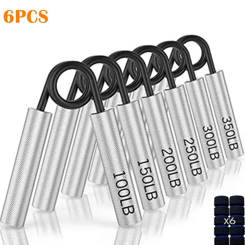kf-S58ed4b0171c345dd875371f7a43d163fZ 6Pack Heavy Hand Gripper with Sponge Sleeve Spring Steel Fitness Equipment for Men Home Gym Arm Finger Strength Training - Image 1