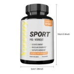 Sport Pre Workout Supplement - Muscle Building and Growth,Increase Muscle Strength, Improve Athletic Performance, Reduce Fatigue - Image 6