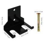 Wall mount Wall Mount Rod Storage Rack Vertical Heavy Duty Barbell Storage hang pole rack Gym Dumbbell Stand Fitness equipment - Image 6