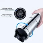 Kitchen Portable Fitness Mug Nutrition Shakers Cup Water Bottles Protein Shaker Bottle Premium Stainless Steel Shaker Bottle - Image 5