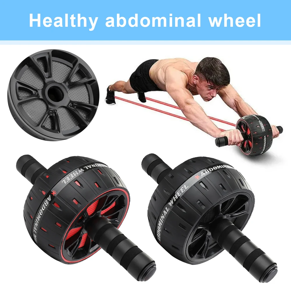 kf-S7f7e58b3e1b142e1ae9af36b14aea96br AB Slide ABS Exercise Big Abdominal Wheel Roller Home Non-Slip Training Equipment No Noise Gym Strength Workouts ABS Roller - Image 1