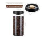 Coffee Beans Vacuum Sealed Tank Transparent Glass Food Storage Jars Household Moisture-proof Air Extraction Airtight Container - Image 6