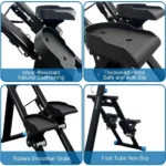 "Vertical Climber Machine: Compact Cardio Workout Equipment for Full Body Exercise, Adjustable Stair Climber for Men and Women" - Image 6