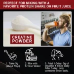 GPGP GreenPeople Creatine Monohydrate Powder Creatine Powder Muscle Recovery Muscle Builder for Men & Women Workout Supplements - Image 6