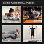 Push-up Board Set Portable Multifunctional Push-up Bar Foldable Fitness Equipment For Chest Abdomen Arms/Back Training - Image 6