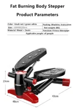 Professional Fitness Equipment Mini Stepper Aerobic Exercise Waist Twisting Cardio Air Stepper - Image 5