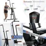 "Vertical Climber Machine: Compact Cardio Workout Equipment for Full Body Exercise, Adjustable Stair Climber for Men and Women"