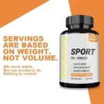 Sport Pre Workout Supplement - Muscle Building and Growth,Increase Muscle Strength, Improve Athletic Performance, Reduce Fatigue - Image 3