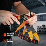 Resistance strap with handle: used for muscle training, strength building, body shaping, yoga, home fitness equipment - natural - Image 6