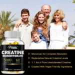 Creatine Monohydrate - Build Muscle, Improve Athletic Performance, Improve Energy Endurance and Promote Recovery - 120 Capsules - Image 5