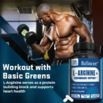 Men's Supplement with L-arginine To Help Build Muscle and Endurance, Provide Pre-workout Energy, and Improve Blood Flow - Image 2