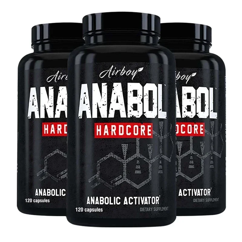 kf-Sb9722f00c6ea4146b9d5f2c41b6587d5q Anabol Hardcore 120 Capsules - Muscle Building, Improves Fitness Performance, Energy Support - Image 1