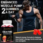 Creatine Monohydrate Gummies for Men and Women, Promote Muscle Recovery, Enhance Strength, Boost Performance, Enhance Confidence - Image 4