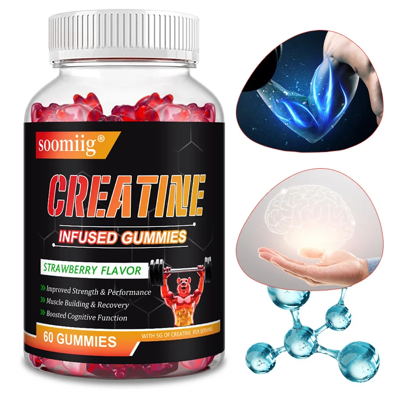 kf-Sc7b85da733f249e6bb249e1f823c5047t Creatine Monohydrate Gummies - Boost Energy, Build Muscle Mass, and Improve Athletic Performance, Improve Endurance and Energy - Image 1