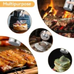 Stainless Steel Coffee Shaker Sifter with Lid Flour Sugar Salt Shaker Icing Mesh Sifter BBQ Seasoning Bottle Kitchen Supplies - Image 3