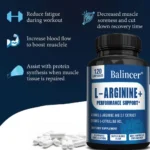 Men's Supplement with L-arginine To Help Build Muscle and Endurance, Provide Pre-workout Energy, and Improve Blood Flow - Image 6