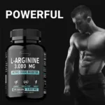 L-Arginine Capsules Supplement - for Energy, Strength and Endurance Support During Exercise | Muscle Mass, Non-Gmo
