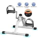 Folding Portable Arm Leg Exercise Bike with Adjustable Resistance Under Desk Bike Cycle Pedal Exerciser for Home Exercise - Image 4
