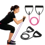 5 Levels Resistance Hot Yoga Pull Rope Bands Handles Elastic Sports Bodybuild Gym Workouts Muscle Training Rubber Tube Band - Image 2
