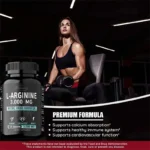 L-Arginine Capsules Supplement - for Energy, Strength and Endurance Support During Exercise | Muscle Mass, Non-Gmo - Image 4